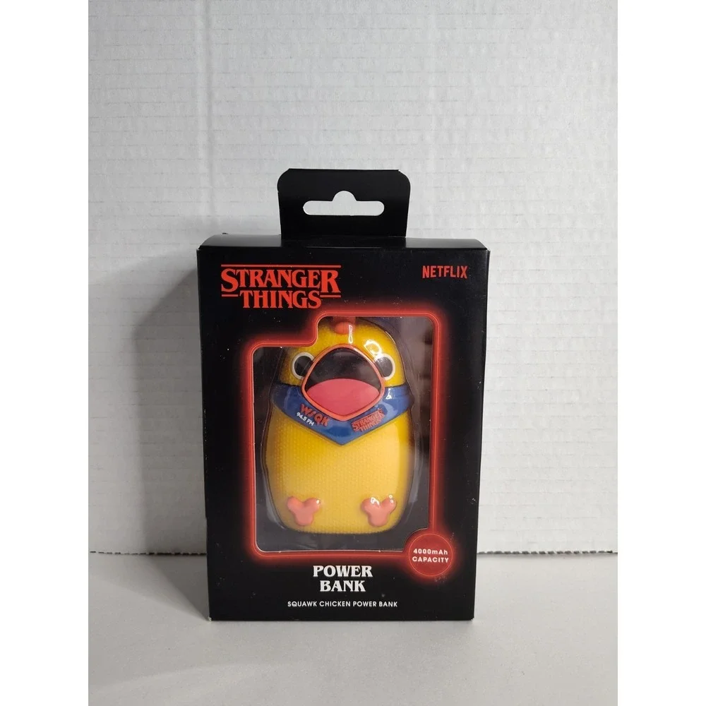 Stranger Things Squawk Chicken Power Bank BRAND NEW WITH BOX DAMAGE‎